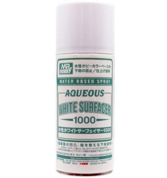 Gunze B612 Aqueous White Surfacer 1000 Spray Carousel 1