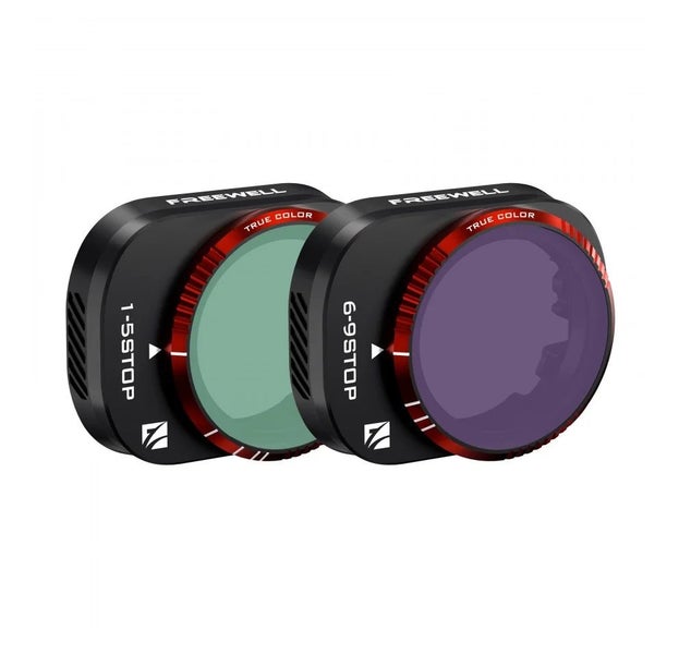 Freewell 2-Pack Varialble Filter Set (VND 1-5 & 6-9 Stop) for DJI Mini 4 Pro Carousel 1