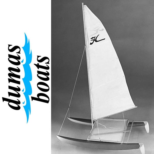 Dumas 1101 Wooden Sailboat Kit - Hobie Cat (14") Carousel 1