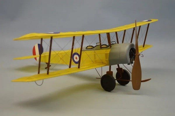 Dumas #240 Plane Kit: 18" Avro 504- Rubber Powered Flying Model Carousel 1