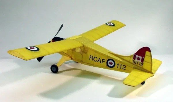 Dumas #306 Plane Kit: 30" de Havilland Canada DHC-2 Beaver - Rubber Powered F... Carousel 2