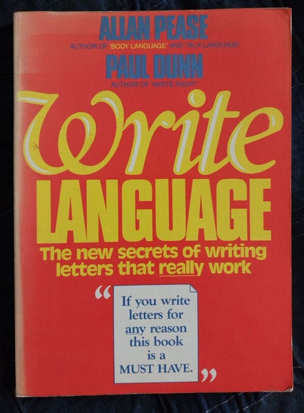 WRITE LANGUAGE - Alan Pease and Paul Dunn Carousel 1
