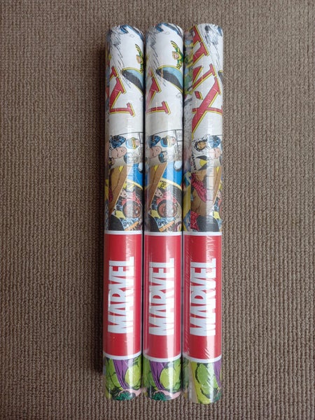 Wallpaper, 3 roll bundle. Marvel Cover Story - MULTI Carousel 2