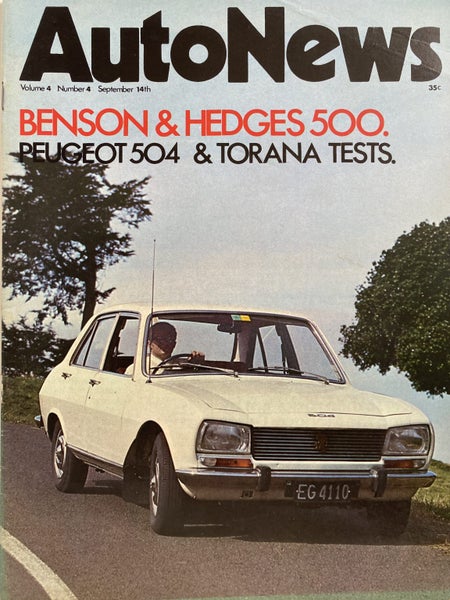 OLD MAGAZINE: Auto News - Vol. 4, Number 4, 14th September 1970 Carousel 1