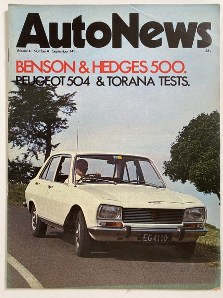 OLD MAGAZINE: Auto News - Vol. 4, Number 4, 14th September 1970 Carousel 2