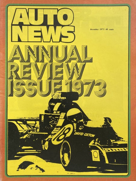 OLD MAGAZINE: Auto News - December 1973 Carousel 1