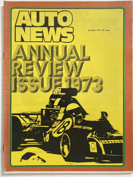 OLD MAGAZINE: Auto News - December 1973 Carousel 2