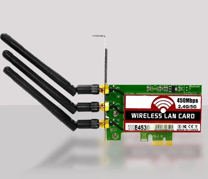 802.11 B/g/n 450Mbps Wireless WiFi PCI-Express Adapter Desktop Card For CHK12N Carousel 1