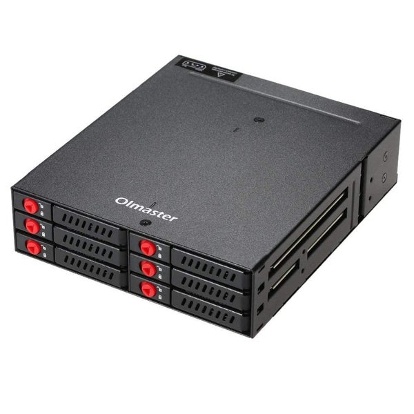6-Bay 2.5inch SATA SSD HDD Hot Swap Mobile Rack/Enclosure Hard Disk Enclo CHK12N Carousel 2