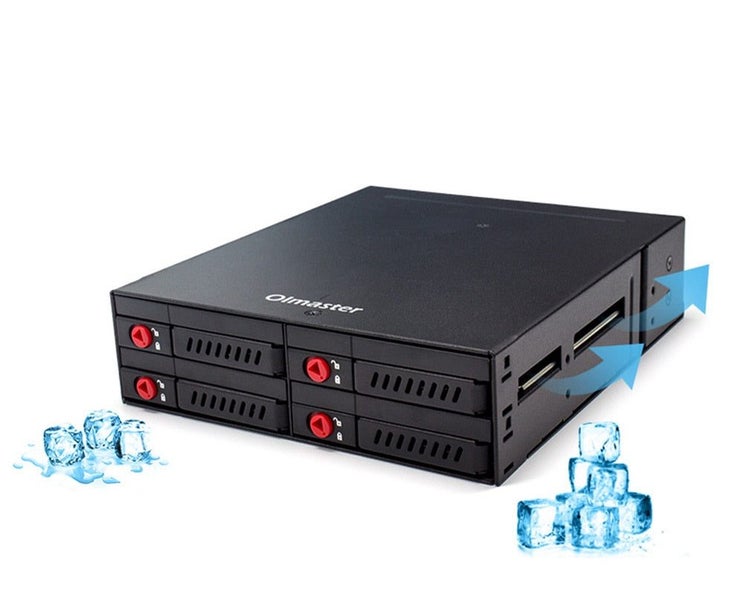 6-Bay 2.5inch SATA SSD HDD Hot Swap Mobile Rack/Enclosure Hard Disk Enclo CHK12N Carousel 1