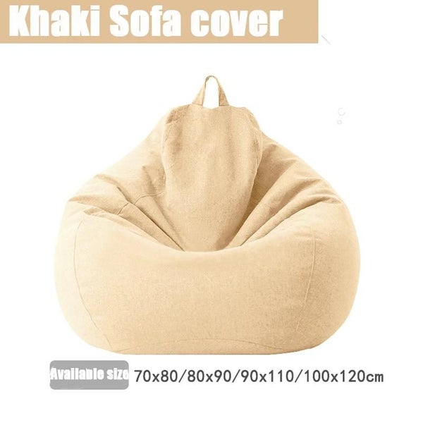 Sofas Cover puff Gigante Chairs Without Filler Linen Cloth Lounger Seat B CHK12N Carousel 1