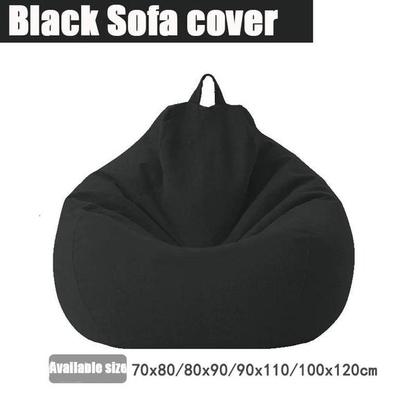 Sofas Cover puff Gigante Chairs Without Filler Linen Cloth Lounger Seat  Bean Bag Pouf Puff Couch Tatami Pouf Salon Puff Asiento