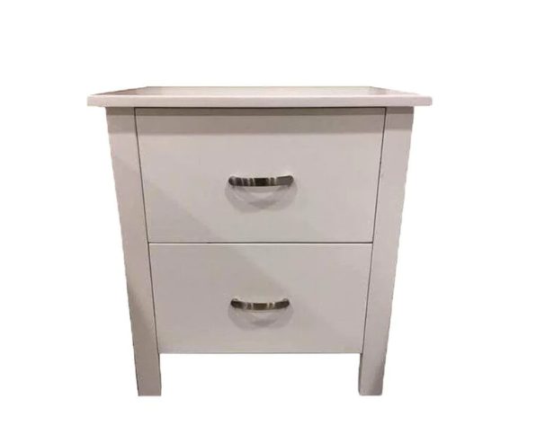 NZ PINE MADE-BEDSIDE (ON SALE) (White) Carousel 1