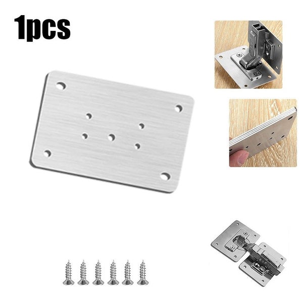 1/2/4/10Pcs Hinge Repair Plate Cabinet Furniture Drawer Table Scharnier S CHK12N Carousel 28