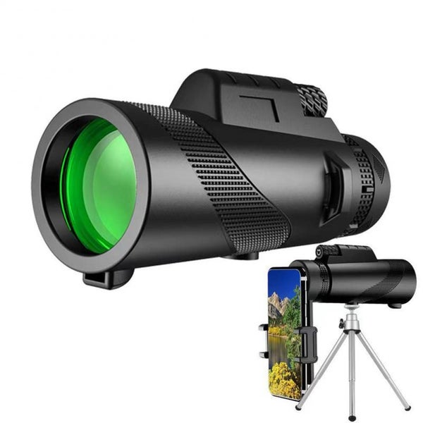 80X100 HD Powerful Monocular Telescope Phone Camera Zoom Starscope Tripod CHK12N Carousel 1