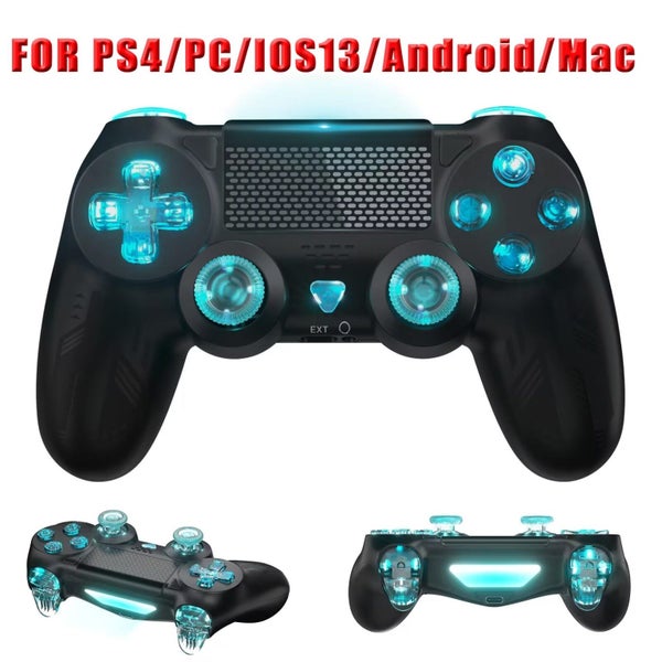 For PS4/Slim/Pro Gamepads Glitter Button Wireless 6-Axis Joystick Compati CHK12N Carousel 2