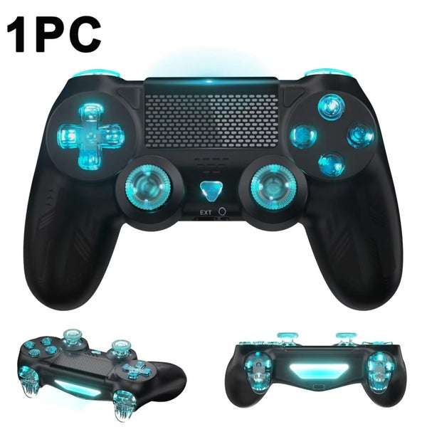 For PS4/Slim/Pro Gamepads Glitter Button Wireless 6-Axis Joystick Compati CHK12N Carousel 1
