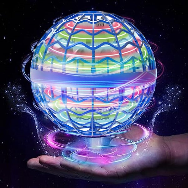 Fly Ball Hover Ball LED Light Rotating Fly Ball Toy Flying Drone Carousel 1