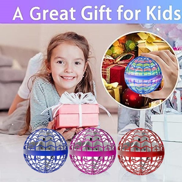 Fly Ball Hover Ball LED Light Rotating Fly Ball Toy Flying Drone Carousel 7