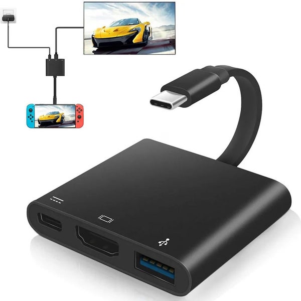 USB C Hub to HDMI-compatible Adapter OTG Thunderbolt 3 Dock with usb3.0 CHK12N Carousel 2