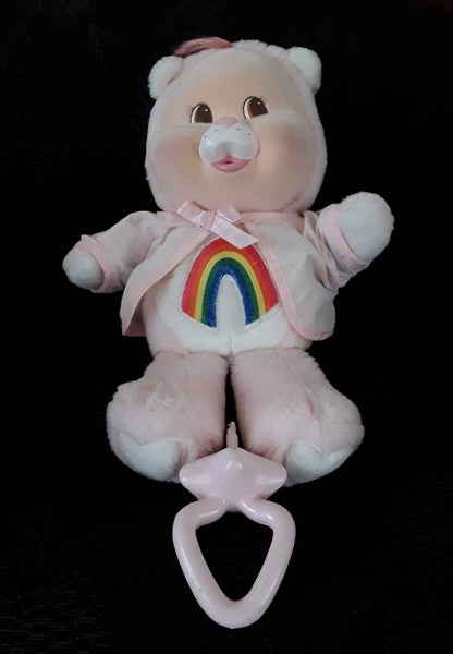Vintage Care Bear Cub , Cheer Bear 1986 rainbow Carousel 1