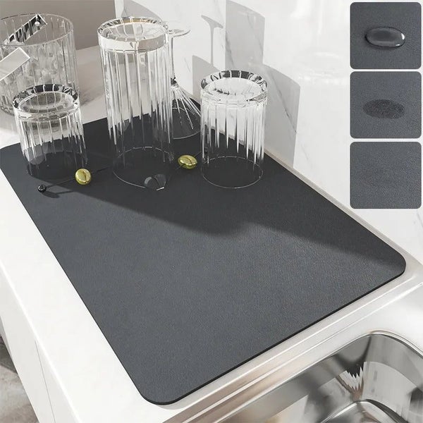 Napa Skin Drain Pad Rubber Dish Drying Mat Super Absorbent Drainer Mats T CHK12N Carousel 2