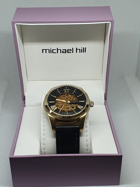 Michael Hill Automatic Skeleton Watch - 9622A - Gold Tone - A1692293-1 Carousel 10