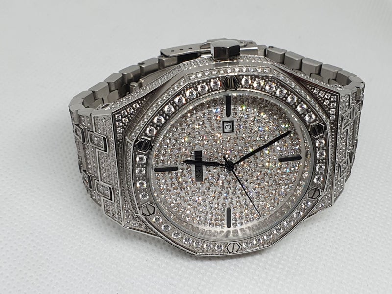 Saint Morta Premierre Iced Silver Watch - A1692046-2 Carousel 2