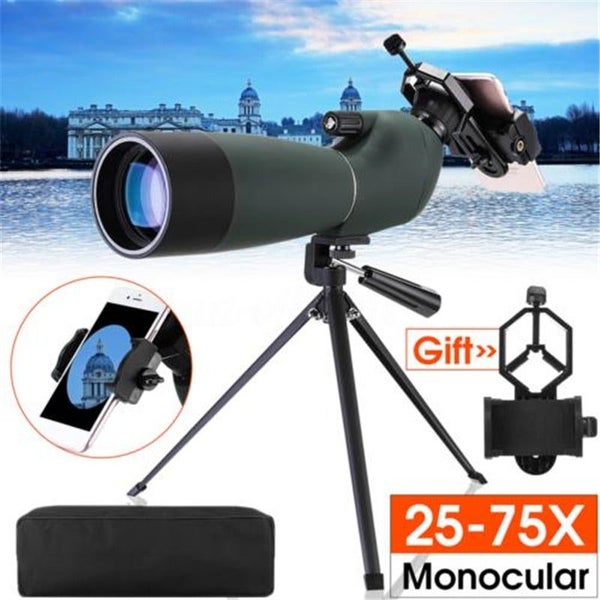 25-75x70 Telescope Night Vision HD Monocular Zoom Spotting Scope Monocula CHK12N Carousel 1