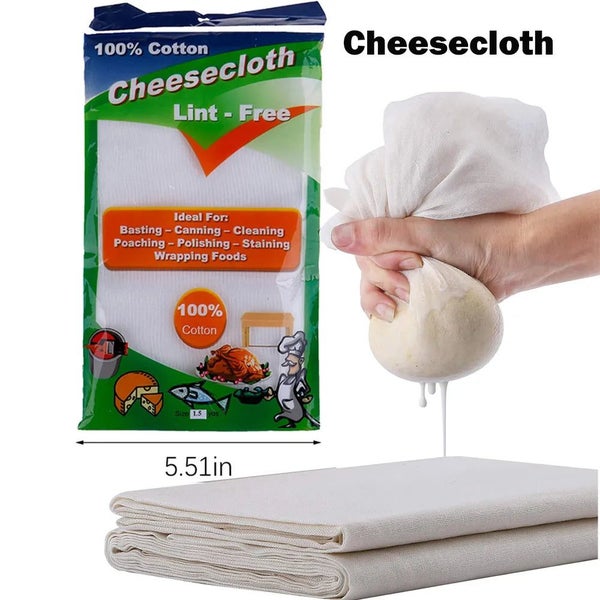 Cotton Gauze Cheesecloth Fabric Reusable Ultra Fine Muslin Cloth for Stra CHK12N Carousel 2