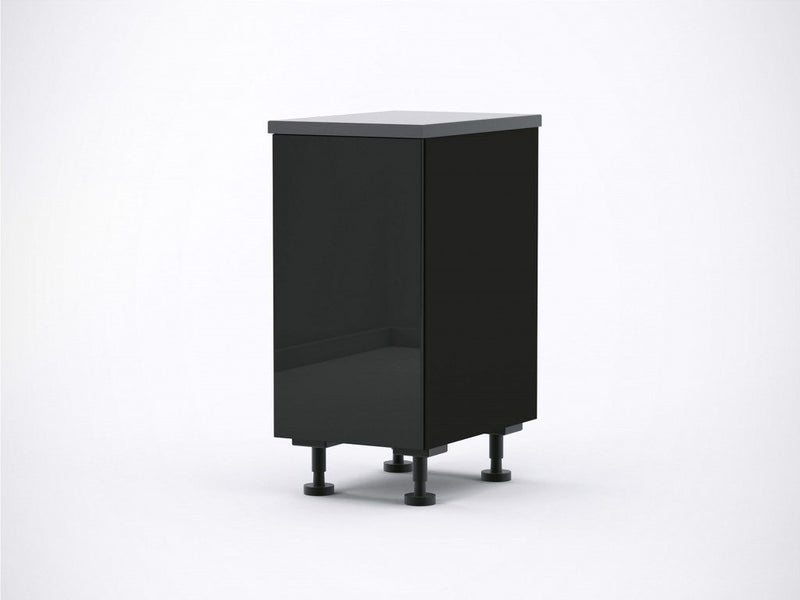 UV Lacquer Black Glossy Set 400mm wide 1 door Carousel 1