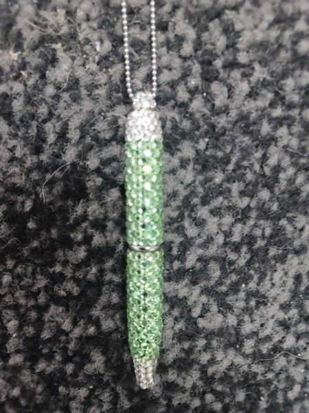 Long Decorative Fancy Pen Necklace Carousel 1
