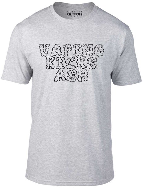 Men's Vaping Kicks Ash T-Shirt Carousel 1