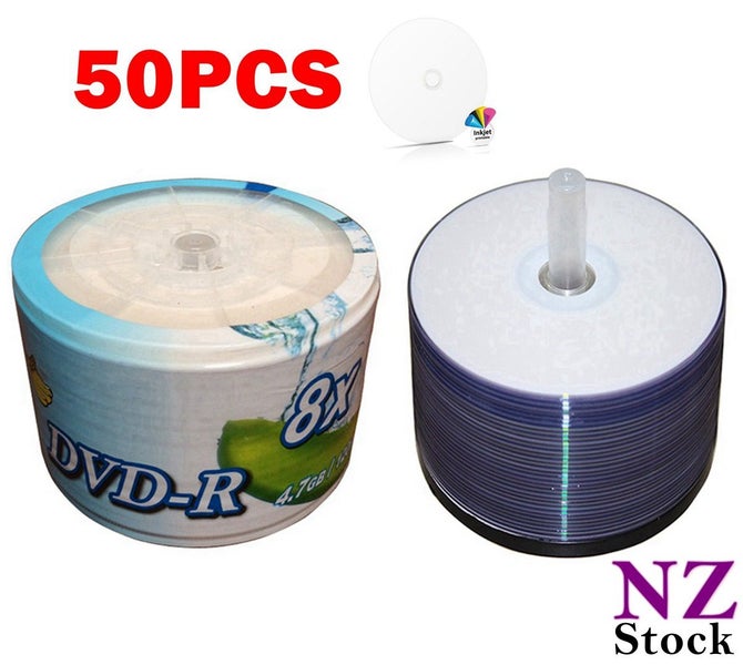Blank Printable DVD-R 8X 50PCS NZ Clearance Carousel 1