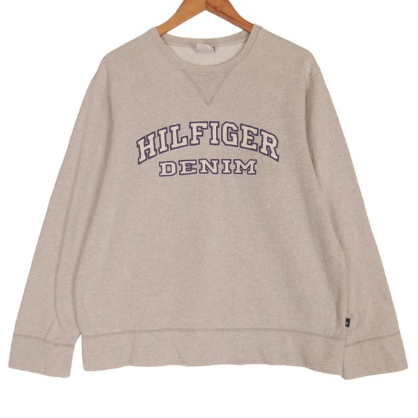 Vintage 90s Tommy Hilfiger Embroidered Sweatshirt Medium Carousel 1