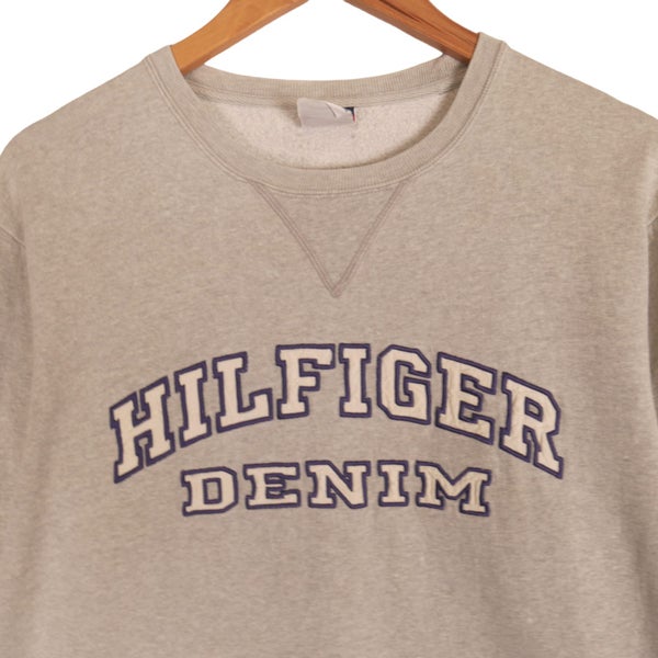 Vintage 90s Tommy Hilfiger Embroidered Sweatshirt Medium Carousel 2