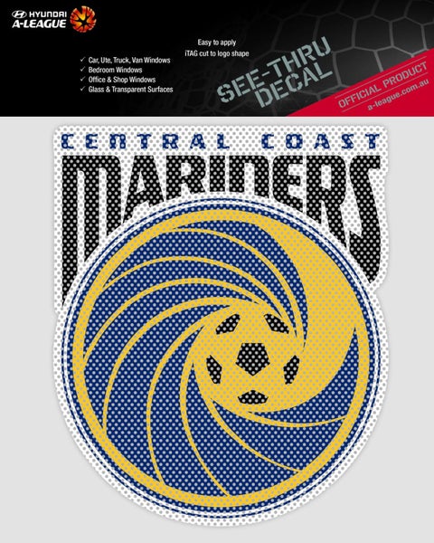 Central Coast Mariners A-League 4WD Car Glass See-Thu Decal Sticker Carousel 1
