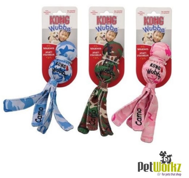 DOG TOY - KONG WUBBA CAMO - LARGE Carousel 1