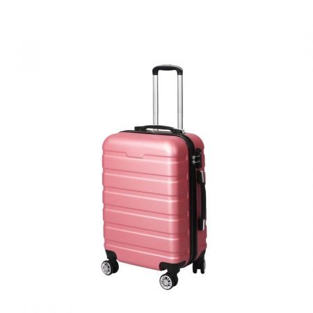 24" Luggage Suitcase Trolley Travel Hard Shell Carousel 1