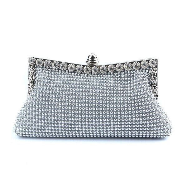 Diamante Clutch Bag, Evening Bag with Beads | TOUCHANDCATCH NZ Carousel 2