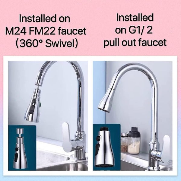 Kitchen Tap Spray Head Tap Adapter For Sink Carousel 2