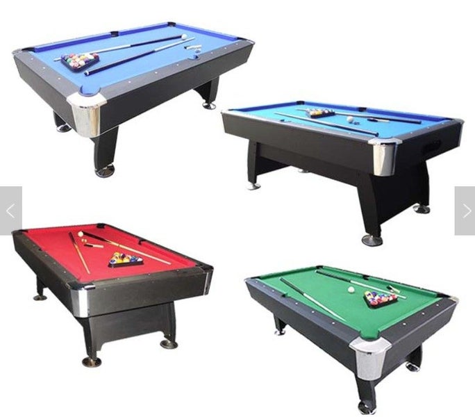 ASSEMBLED 7ft POOL TABLE WITH AUTO BALL RETURN - THE ULTIMATE PACKAGE DEAL! Carousel 2
