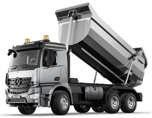 1/20 Mercedes Benz Arocs Alloy Tipper Dump Truck RTR W/2 Rechargeble Batteries Carousel 1