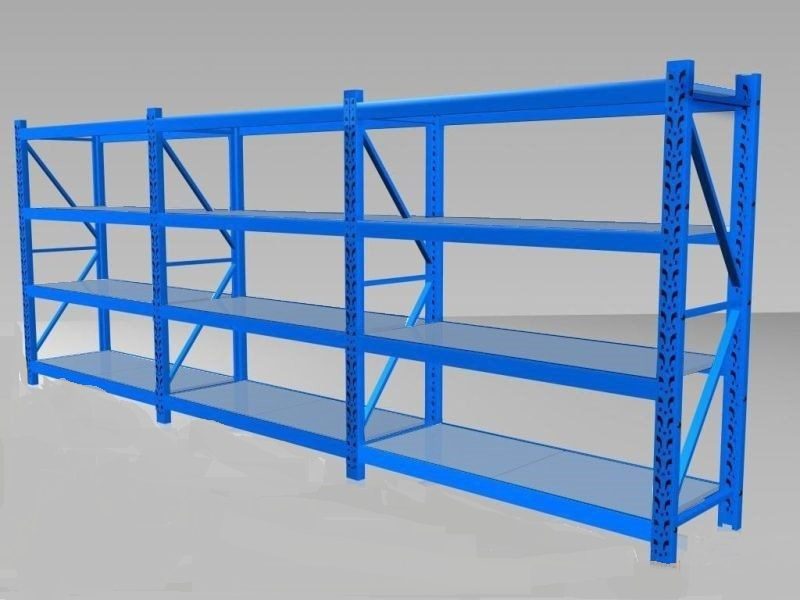 Heavy duty Shelf unit 6M(L) x 0.5M(W) x 2M(H) 2400kg capacity - Free Delivery Carousel 1
