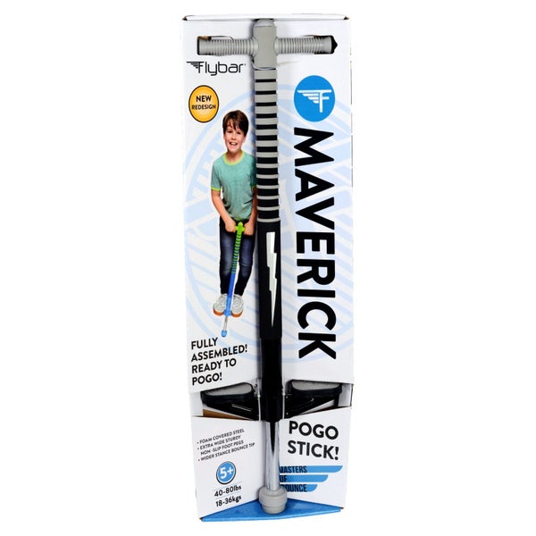 Flybar Maverick Pogo Stick Jump Bounce Spring Bouncing Toy Game - Black Light... Carousel 1