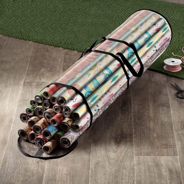Clear Wrapping Paper Storage Containers Carousel 1
