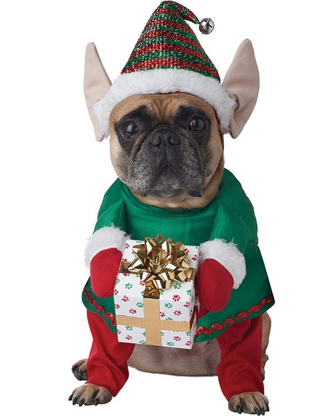 Santas Little Yelper Pet Christmas Costume Carousel 1