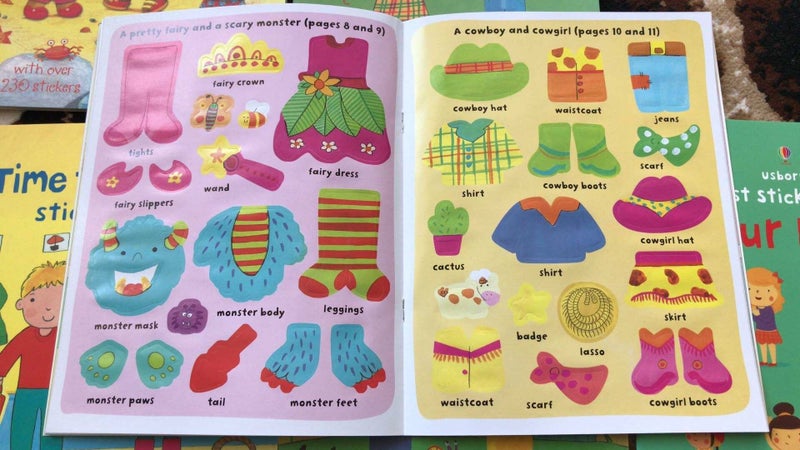 Kids Book, Sticker Book 6-Book Pack Carousel 9
