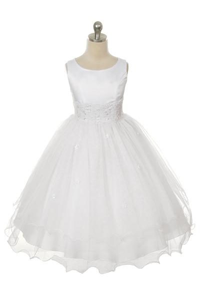 'Cassandra' Dress - White & Ivory Carousel 1