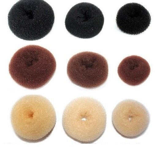 Hair Bun Donuts - Asst. Colours & Sizes Carousel 1